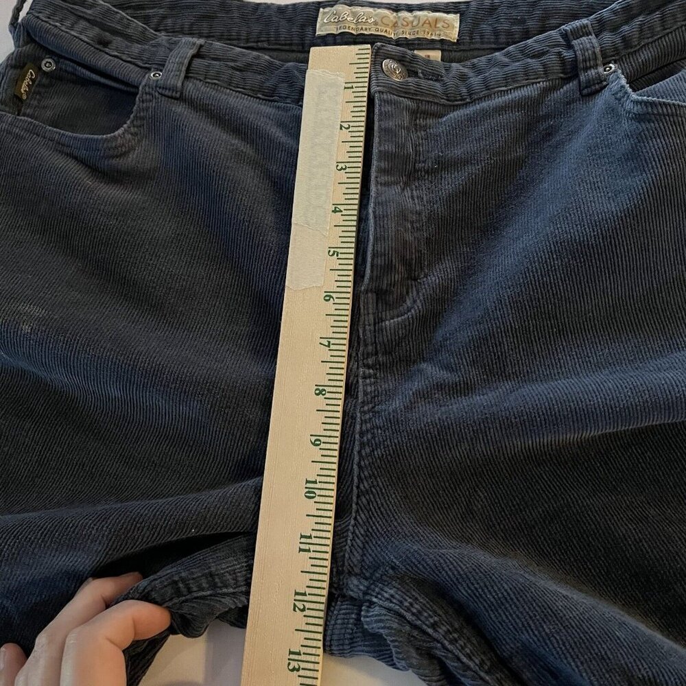 Cabela's Women's Blue Corduroy Straight Leg Stretch Pants Women’s Size 18 - Picture 8 of 9